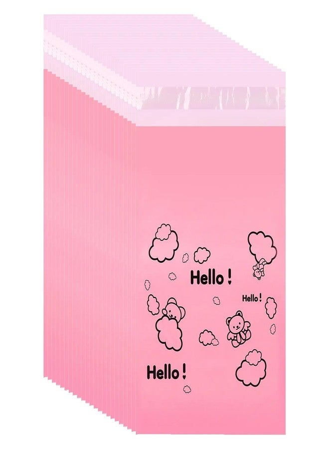 Jaarssho Sanitary Disposal Bags 100 Pcs, 7x12 Inch Pink Hygiene Bag for Feminine Use, Opaque Self-Sealing Period Bag, Odor Proof Tampon Waste Pouch, Portable Sanitary Napkin Disposal Bags for Bathroom - Image 1
